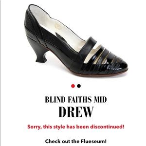John Fluevog Blind Faith Drew black size 9